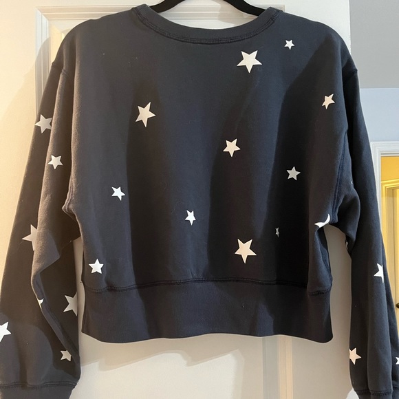 Abercrombie & Fitch Stars Cropped Sweatshirt - Picture 2 of 3